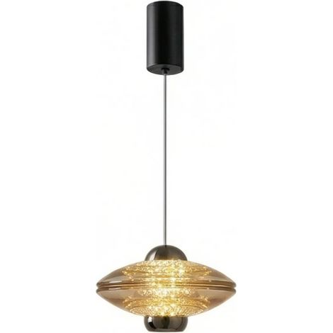 Suspension de plafond robuste en aluminium, luminaire tricolore à hauteur réglable, suspension décorative pour salon (1/5)