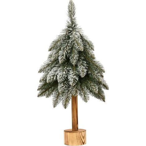 Mini sapin de Noël européen vert Ø30 × H65 cm (1/2)