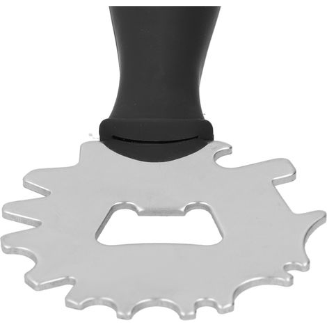 Grattoir à barbecue en acier inoxydable sans poils, avec ouvre-bouteille intégré. (1/5)