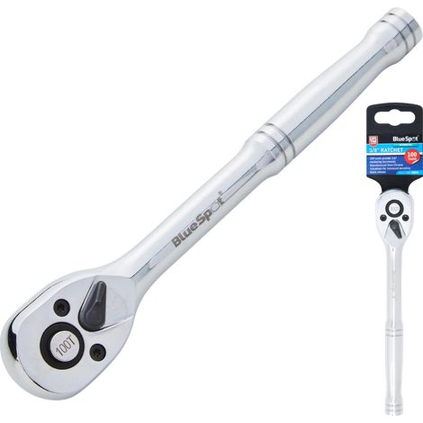 BlueSpot Socket Ratchet Handle Quick Release 100 Teeth 3/8" Tool (1/3)