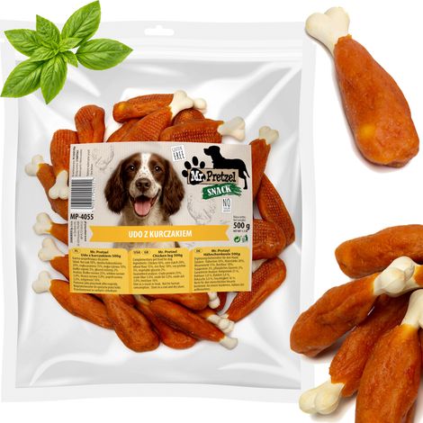 Hundeleckerli, Snack Mr. Pretzel Hähnchenschenkel 500g
