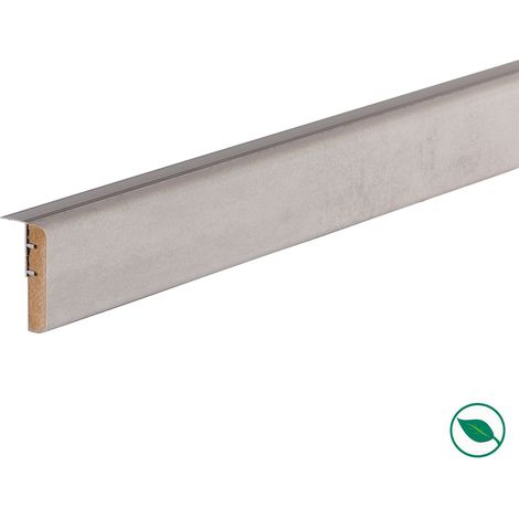 Forestea – Profilé de transition rénovation escalier stratifié 1300 x 56 x 12 mm – Couleur light grey – PEFC 70% – Pour bois dur