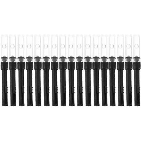 Lot de 25 outils d'absorption d'encre pour stylos-plumes - Accessoires pour stylos-plumes - Absorbeur d'encre pour stylos-plumes - Recharge d'encre pour stylos-plumes-6.50X0.50X0.50CM-Black (1/3)
