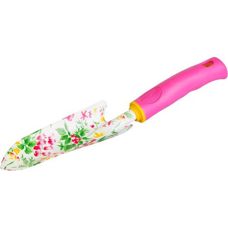 Schaufel Strend Pro, Garten, Pflanzschaufel, Blumendruck, rosa, 32x5,5 cm, Ladies line