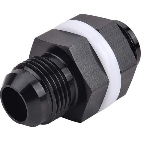 Connecteur séparateur de batterie 6AN vers 6AN, adaptateur de carburant droit en aluminium, composants automobiles (1/5)