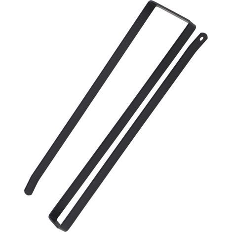 Distributeur d'essuie-tout en acier noir pour armoire de cuisine, support mural pour rouleaux de papier (1/5)