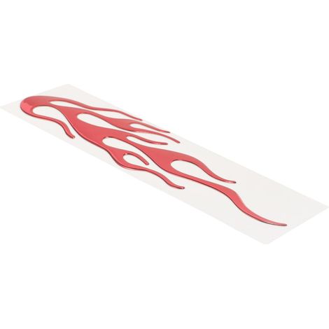 flamme 3D pour voiture rouge résistant et facile à appliquer