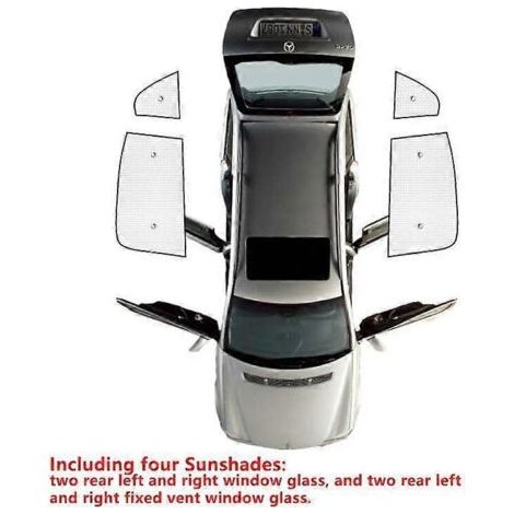 Pare-soleil intégraux pour Land Rover Range Rover L405 (2012-2021) - Accessoires pour pare-brise et vitres arrière - Protection solaire incluse (2013-2015) (1/5)