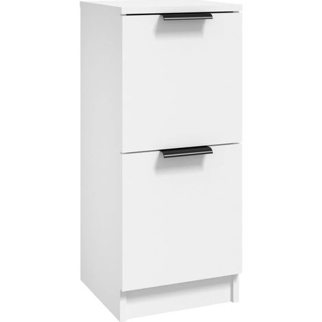 Credenza buffet cassettiera mobile contenitore organizer cucina soggiorno soggiorno 30 x 30 x 70 cm derivati del legno bianco 020030220