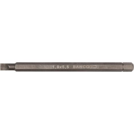 2 VARILLAS HEXAGONALES 1/4 C6,3.PLANA, 100MM.
 8030-2P - BAHCO