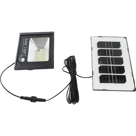 Verstellbare Solar-Wandleuchte, IP67 wasserdicht, aus polykristallinem Silizium, mit 44 LEDs, für Garten und Straße. (1/5)
