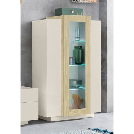 Vitrine moderne cachemire/sauge Corso (1/5)