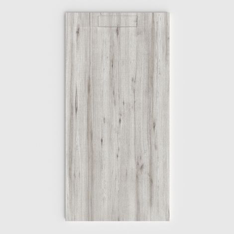 VAROBATH - Receveur de douche 3D Plaster 70x140 - Modèle NATTURA effet bois (1/5)