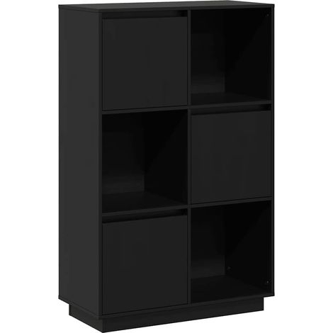Maison Exclusive - Aparador alto de madera maciza de pino negro 7 (1/5)