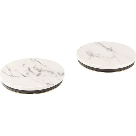 Semelles Atrio Private Coll. 48462 Blanc Attica Caesarstone chrom (1/2)