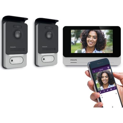 Videoportero WelcomeEye Connect 2 con 2 placas externas (1/5)