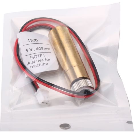 [JAMAIS UTILISÉ]Tête laser à lumière violette de 1500 mW et 405 nm pour machine de gravure et de sculpture DIY - Accessoire (1/2)