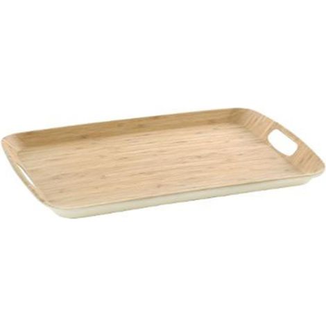 Plateau de Service "Bambou" 31x46cm Naturel (1/2)