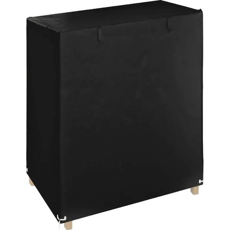 Funda para columpio de jardín, resistente a la intemperie, material duradero, color negro. (1/2)