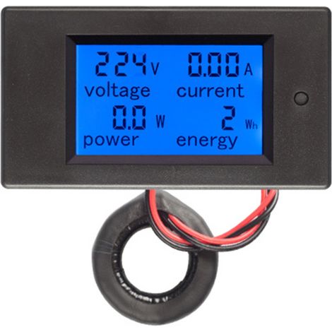 Digital Voltmeter Ammeter (1pcs, Black) (1/5)
