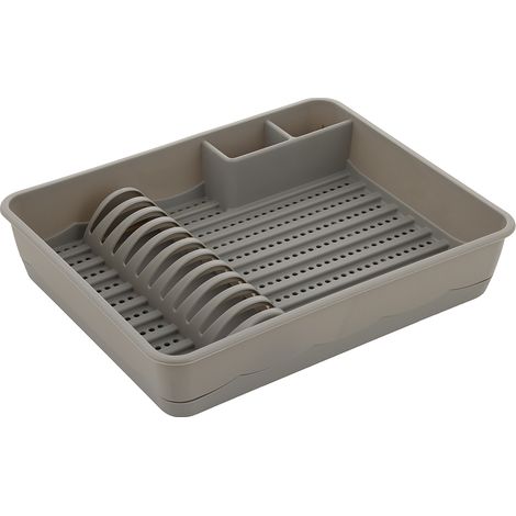 SECADOR DE PLATOS DE PLÁSTICO CLASSIC II GRIS CLARO - BEN
