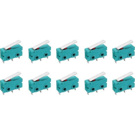 Lote de 10 microinterruptores de final de carrera para impresora 3D, 3 pines, con palanca recta SS-5GL (1/5)