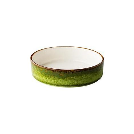 Assiette creuse Jersey - verte - 180 mm - Finedine
