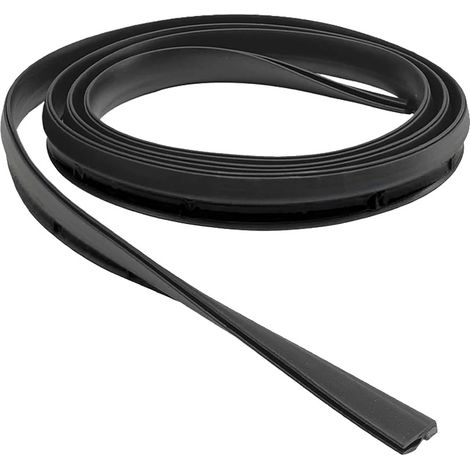 Junta para parabrisas, protección contra el agua, fácil instalación, color negro. (1/2)