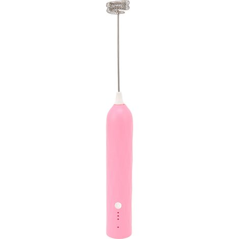 Mini-Akku-Multifunktions-Elektro-Schneebesen für Eier, Milch und Kaffee, rosa Handmixer, tragbarer Milchaufschäumer (1/5)