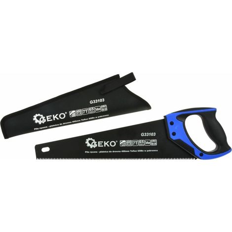 Scie à main geko hand saw 400 mm revêtement téflon
