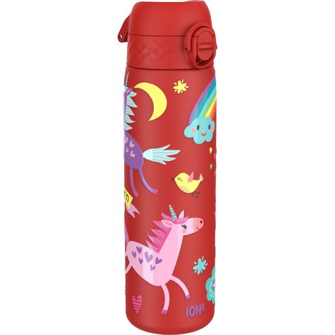 ION8 Single Wall I8SS600PRUNIC Unicorns Flasche (Rot) (1/5)
