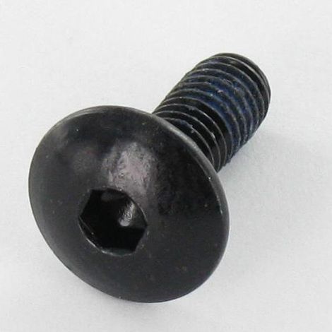Vis Poelier M6X16 Clé de 4 HC4 Acier zingué noir Frein filet-10 pièces