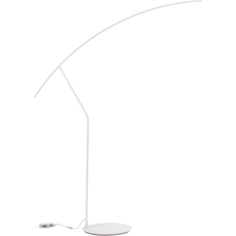 Piantana a LED 146x202 cm moderna in metallo Bianco FOLAGA (1/4)