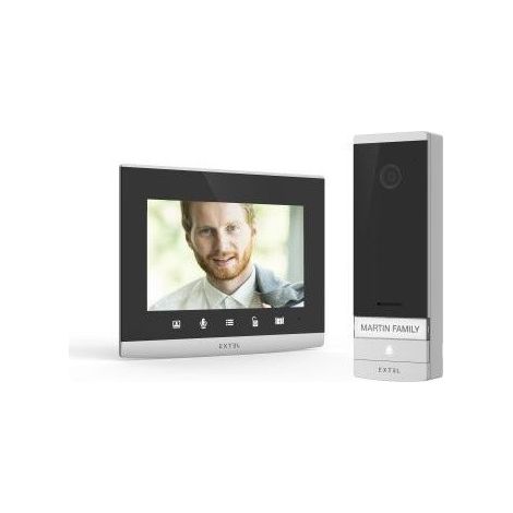 Schnurgebundenes und verbundenes Bildtelefon mit QR Code - Connect 2 - Extel - 720324 (1/4)