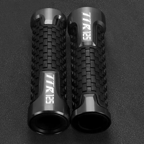 Protections de poignées de guidon pour moto Yamaha TTR125 LW/E (1993-2008). Couleur : Gris. (1/4)