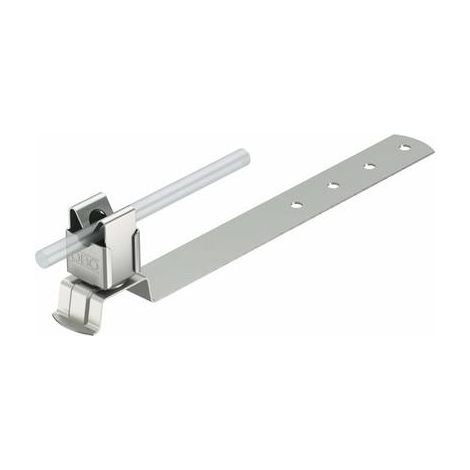 OBO Bettermann Soporte de línea de tejado 8mm acero inoxidable, inoxidable A2 1.4301, 5215552
