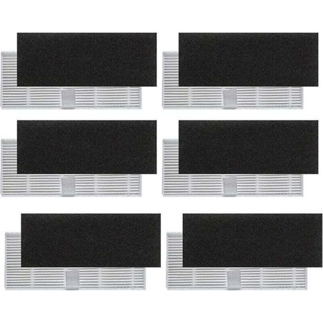 Filtres Hepa de Rechange pour Aspirateur Robot Proscenic 850T Lot de 12