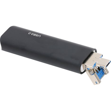 Yvonne Clé USB 3.0 OTG avec 3 Ports Télescopique - Type C, USB et Micro USB - Modèle Y15D (64 Go) (1/5)