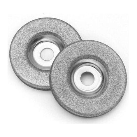 2 PièCes SéRies 50Mm Diamant Meule Cercle Disque pour, XU,éLectrique Multifonctionnel AffûTeuse Meuleuse AffûTage Accessoires - (1/4)