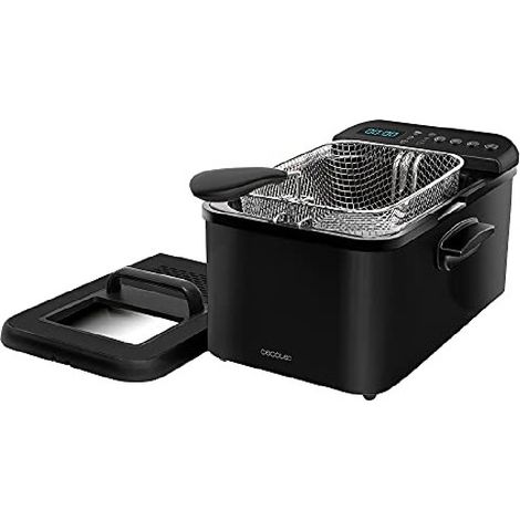 Cecotec Freidora con aceite Freidora Con Aceite Cleanfry Luxury 4000 Black