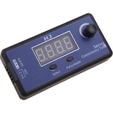 Testeur de cohérence ESC servo numérique mini à trois modes DC4,8-6V, instrument de mesure de direction, compatible avec les hélicoptères, avions, voitures télécommandés, etc. (1/5)