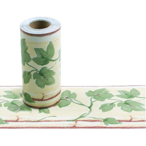 Frise murale autocollante compatible avec le mur - 10 cm x 1000 cm (1/5)