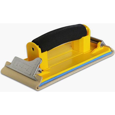 Cale à poncer avec 10 papiers à poncer – Ponceuse manuelle ergonomique