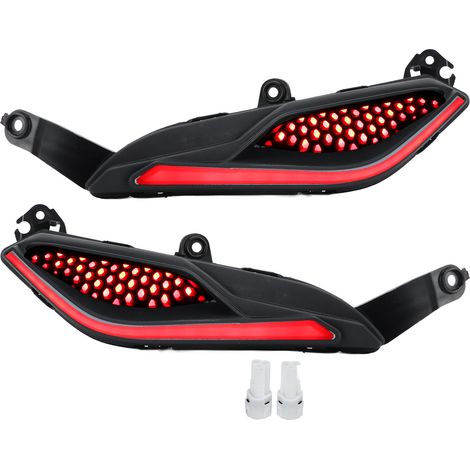 Clignotants moto gauche droite 2 pièces IP67 étanches haute luminosité remplacement pour RS 150 RS150R feu rouge (1/5)