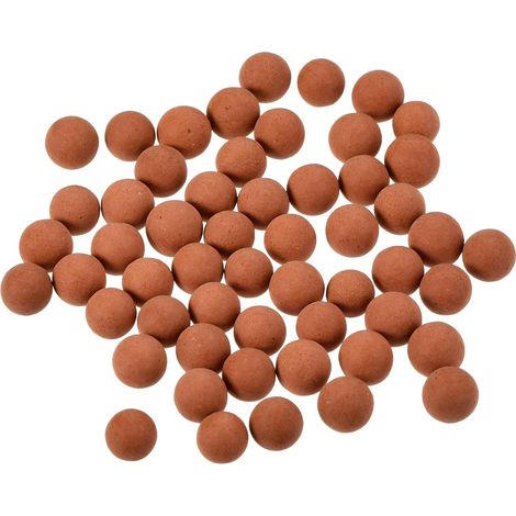 Argile Galets 5-6mm 0.22 lbs Rouge Jardinage Pot Boules pour Hydroponique Culture Vases Fournitures Bonsai Décoration (1/5)
