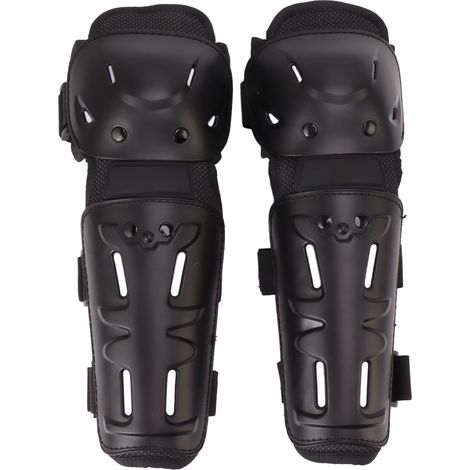 Ensemble de 4 protections réglables pour coudes et genoux destiné aux pilotes de motocross adultes, convenant à la compétition de motocross et au cyclisme. (1/5)