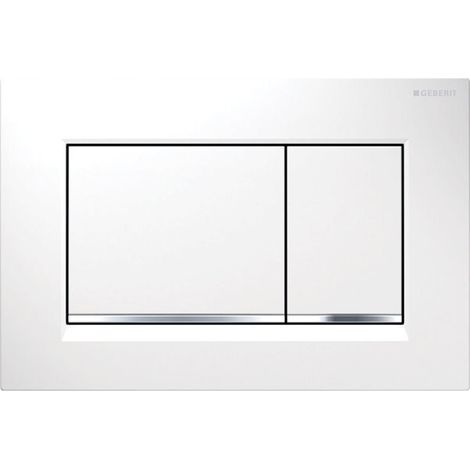Betätigungsplatte GEBERIT Sigma30 weiß/chrom 115.883.KJ.1 (1/10)