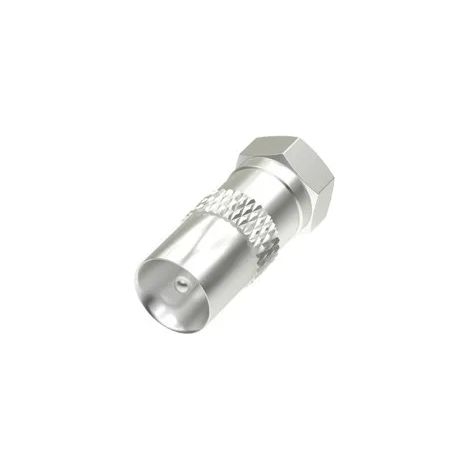 Adaptador coaxial Hama 00305105 carcasa metálica blindada