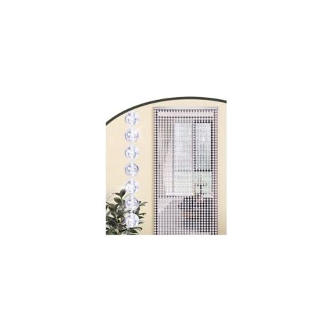 Déstockage Rideau de porte en perles transparentes  80 x 180 cm