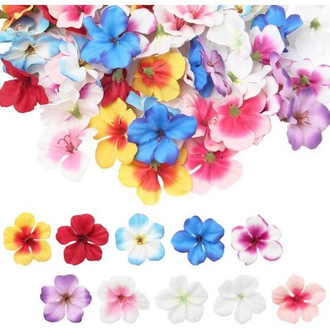 80 Pièces Têtes de Fleurs Artificielles Fleurs Artificielles Deco Fleurs Fausse en Tissu de 6 cm Tête D'o FLEUR-PLANTE ARTIFICIELLE (1/5)